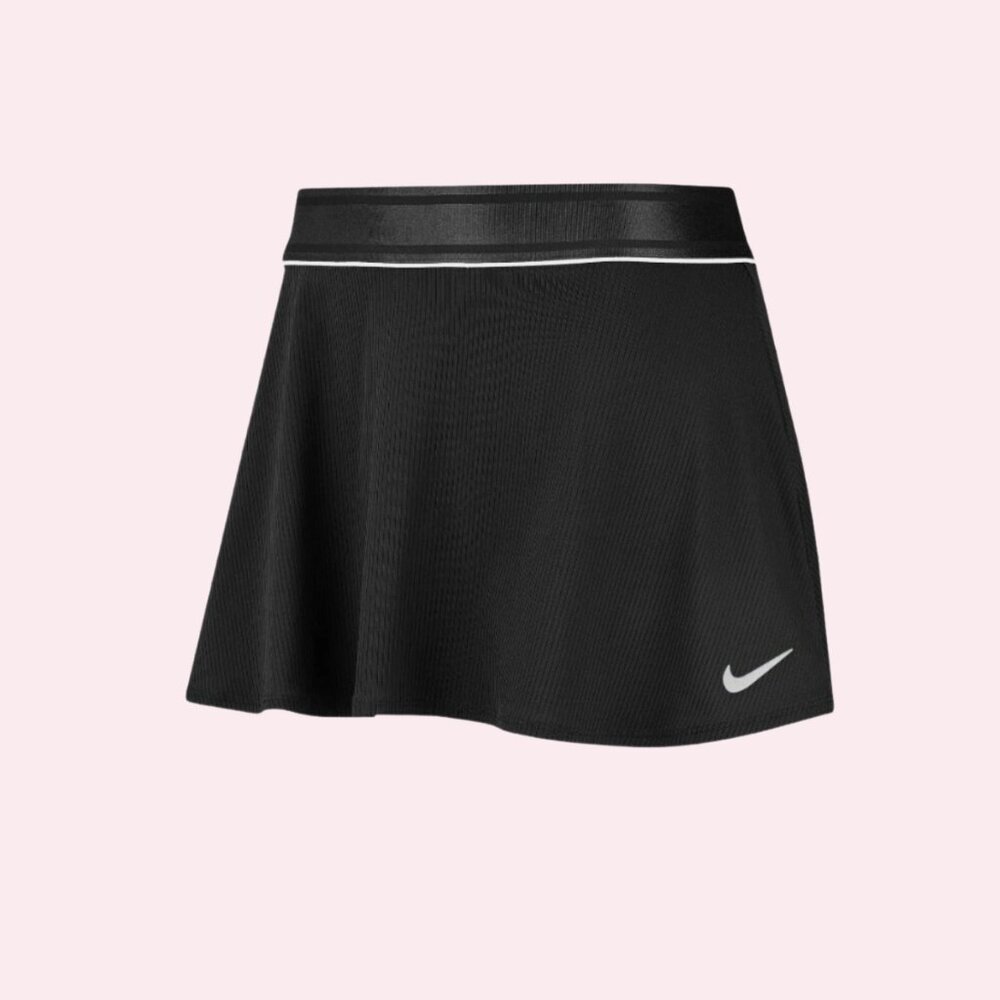 NWOT Nike Womens Black Dri-Fit Tennis Skirt Size XS